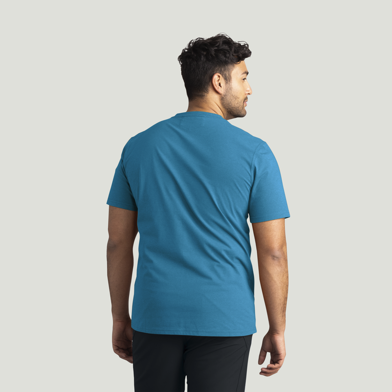 Men's Short Sleeve Midweight Slim Fit Performance Tee image number 6