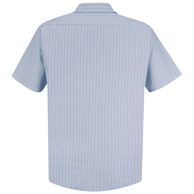 Men's Short Sleeve Striped Work Shirt image number 1