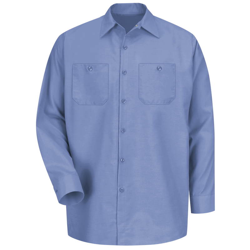 Men's Long Sleeve Industrial Work Shirt image number 1
