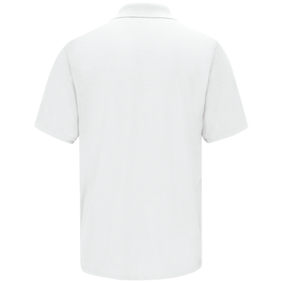 Men's Short Sleeve Spun Polyester Gripper-Front Polo