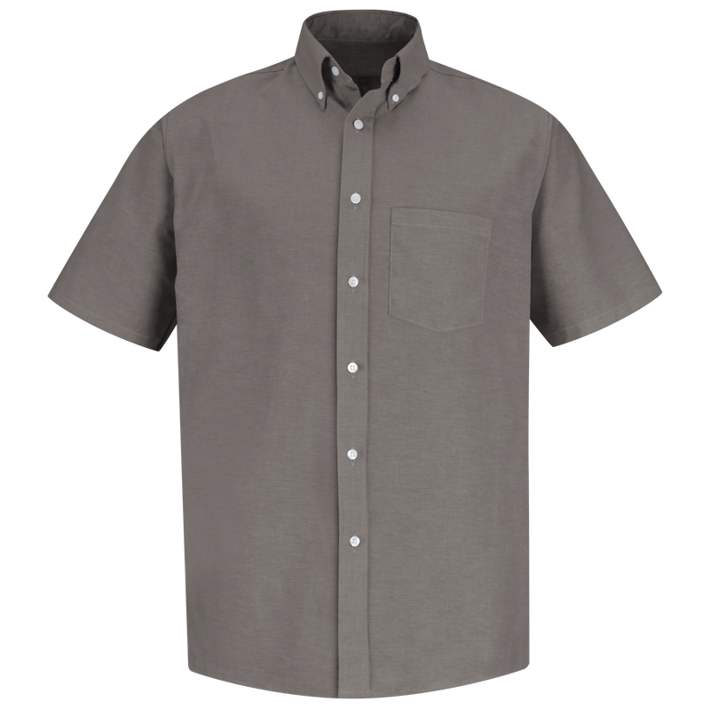 Men's Short Sleeve Executive Oxford Dress Shirt image number 1