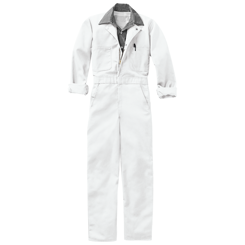 Twill Action Back Coverall with Chest Pockets image number 4