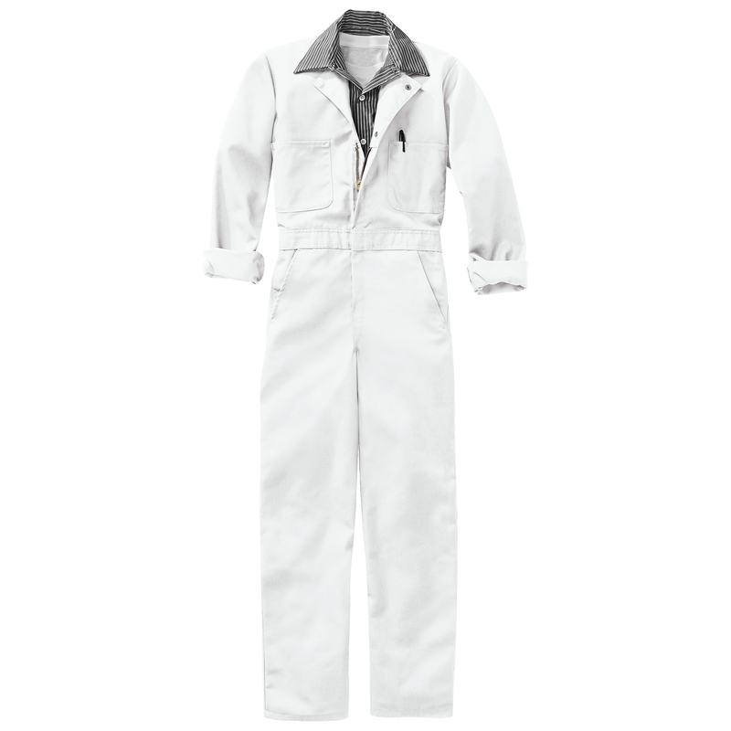 Twill Action Back Coverall with Chest Pockets image number 3