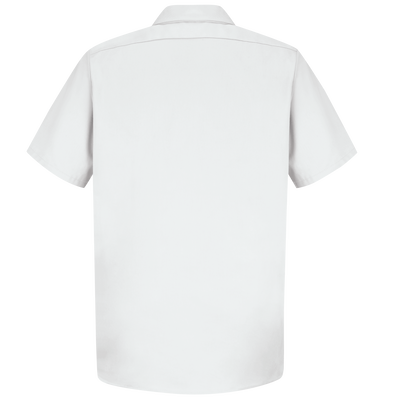 Men's Short Sleeve Wrinkle-Resistant Cotton Work Shirt