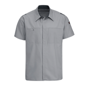 Men's Short Sleeve Performance Plus Shop Shirt With Oilblok Technology
