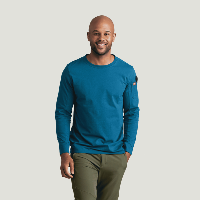Men's Midweight Long Sleeve Performance Tee image number 1