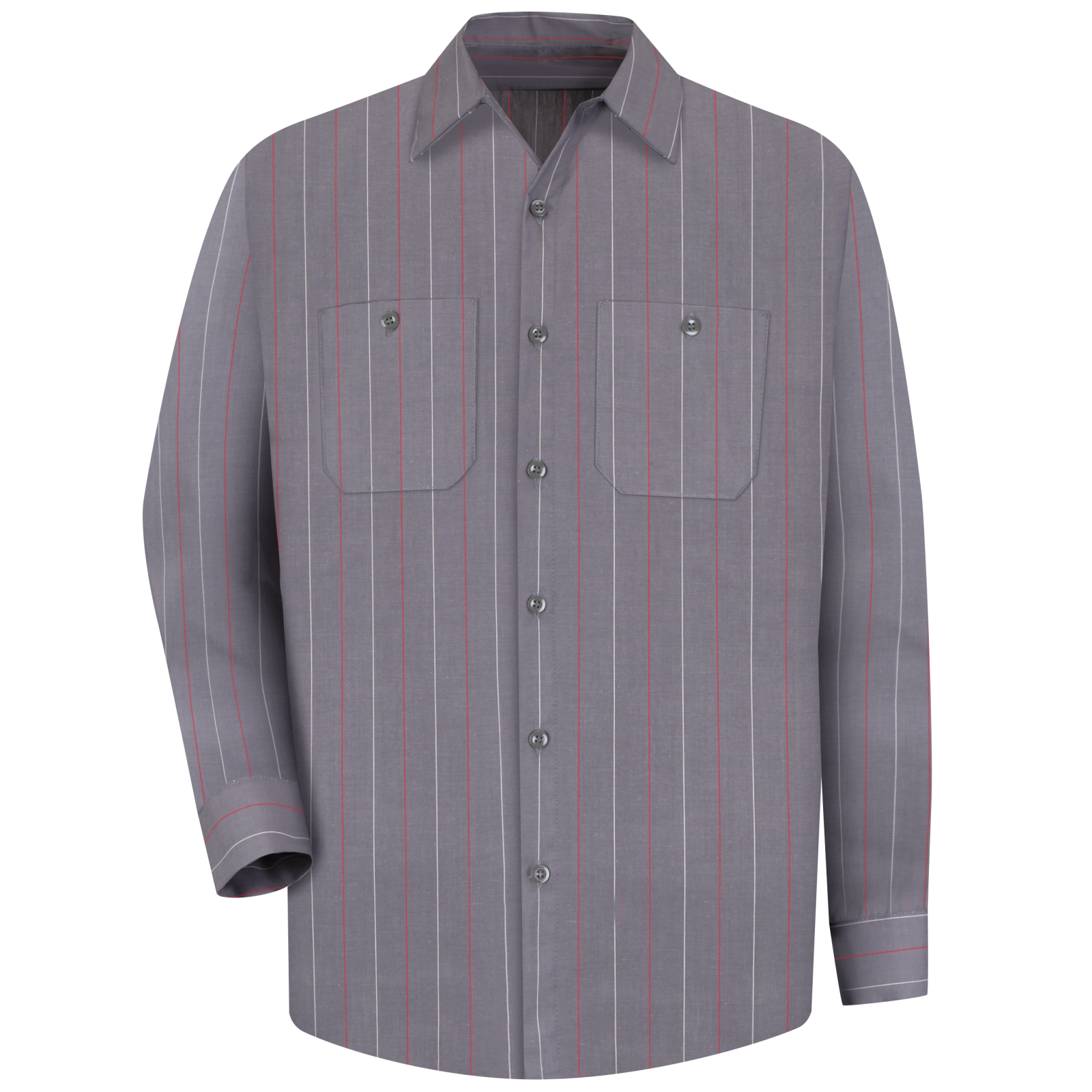 Men's Long Sleeve Industrial Stripe 
