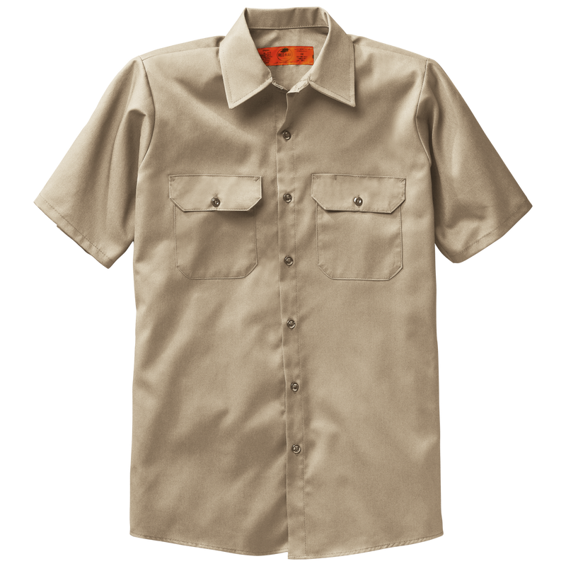 Men's Short Sleeve Utility Uniform Shirt image number 4