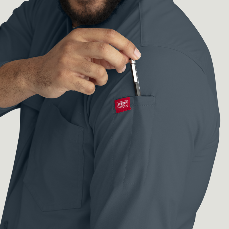 Men's Cooling Long Sleeve Work Shirt image number 14