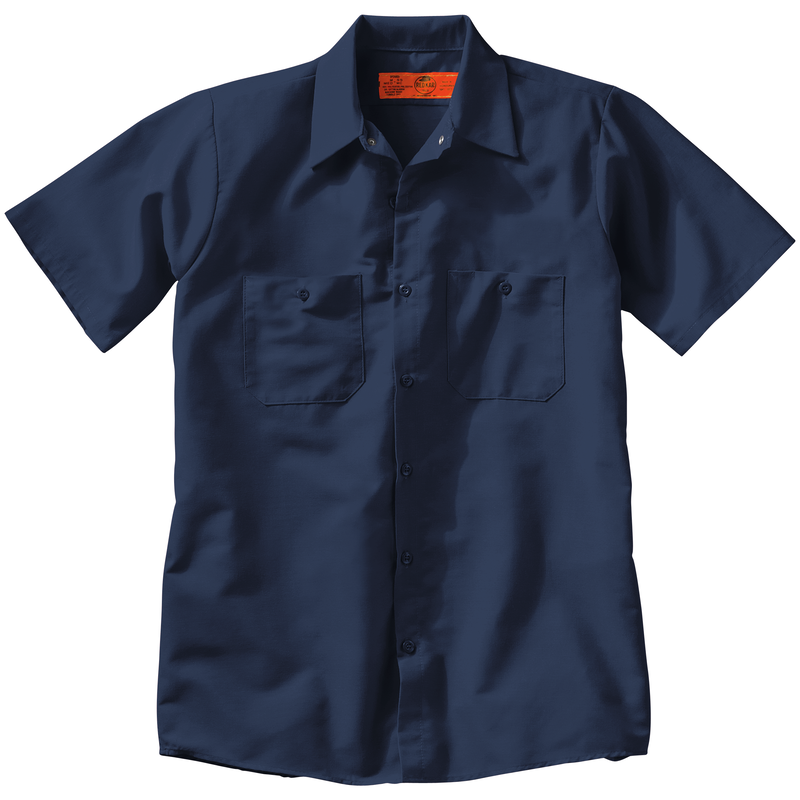 Men's Short Sleeve Industrial Work Shirt image number 6