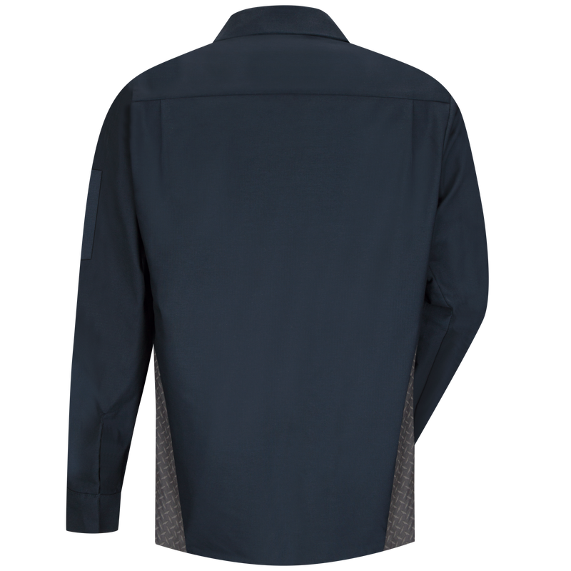 Men's Long Sleeve Diamond Plate Shop Shirt image number 2