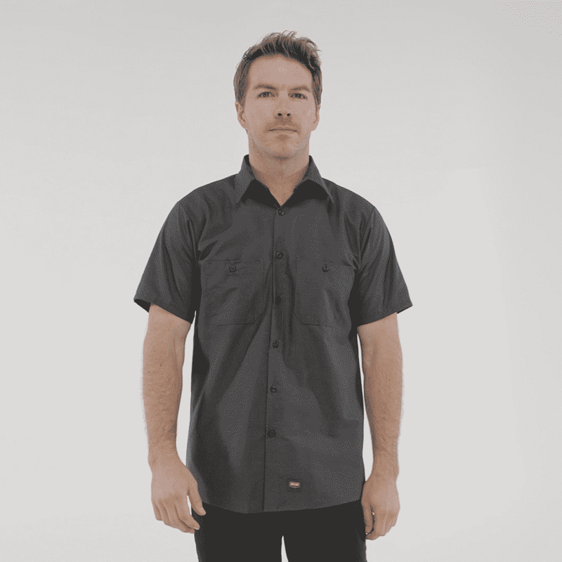 Men's Short Sleeve Work Shirt with MIMIX&reg; image number 6