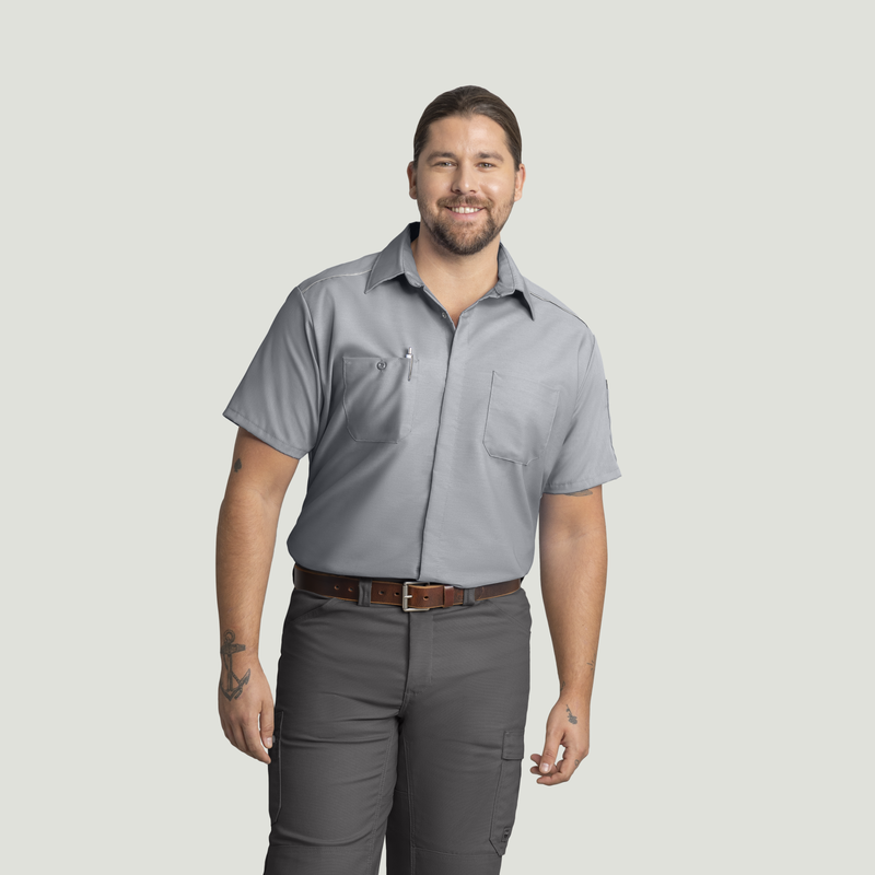 Men's Short Sleeve Pro Airflow Work Shirt image number 1