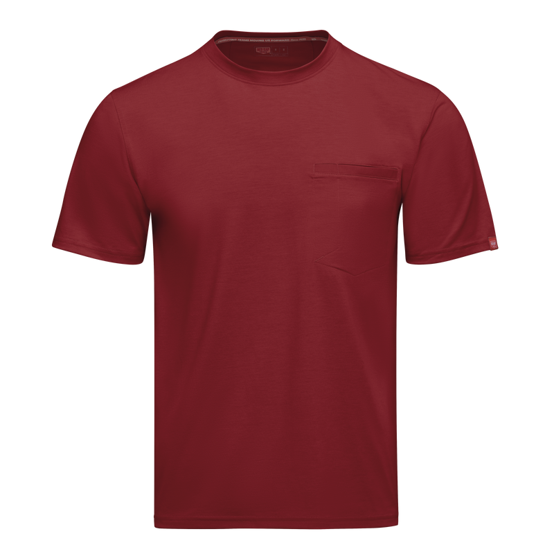 Men s Cooling Short Sleeve Pocket Tee Red Kap