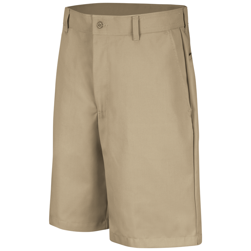 Men s Cotton Casual Plain Front Shorts