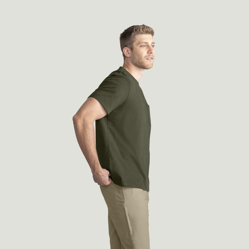 Men's Slim Fit Cotton Pocket T-Shirt image number 8