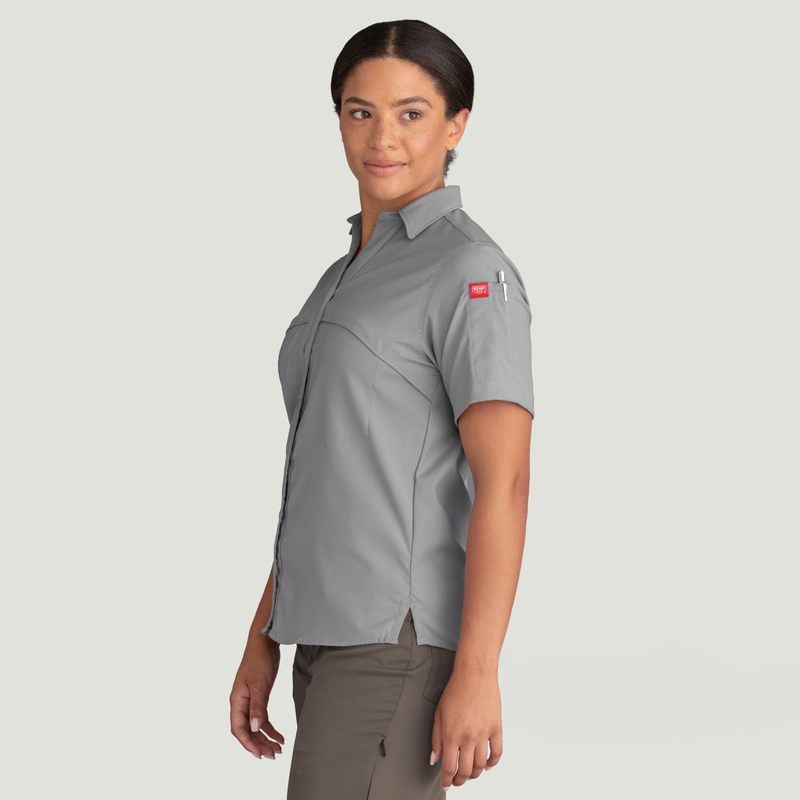 Women's Cooling Short Sleeve Work Shirt image number 9