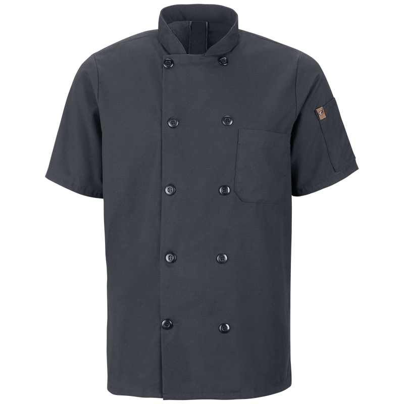 Men's Short Sleeve Chef Coat with OilBlok + MIMIX® image number 0