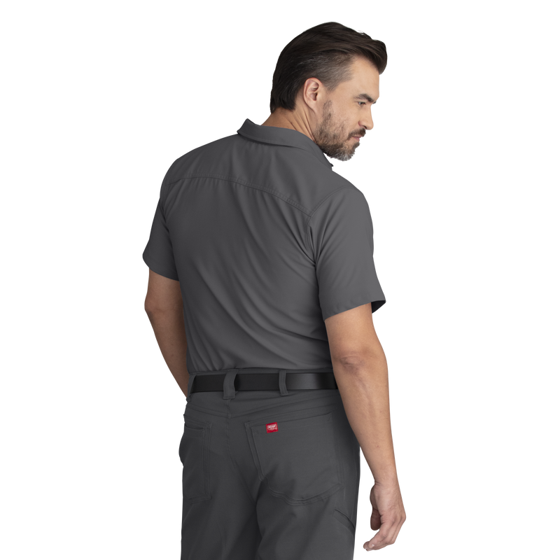 Men's Cooling Short Sleeve Work Shirt image number 6