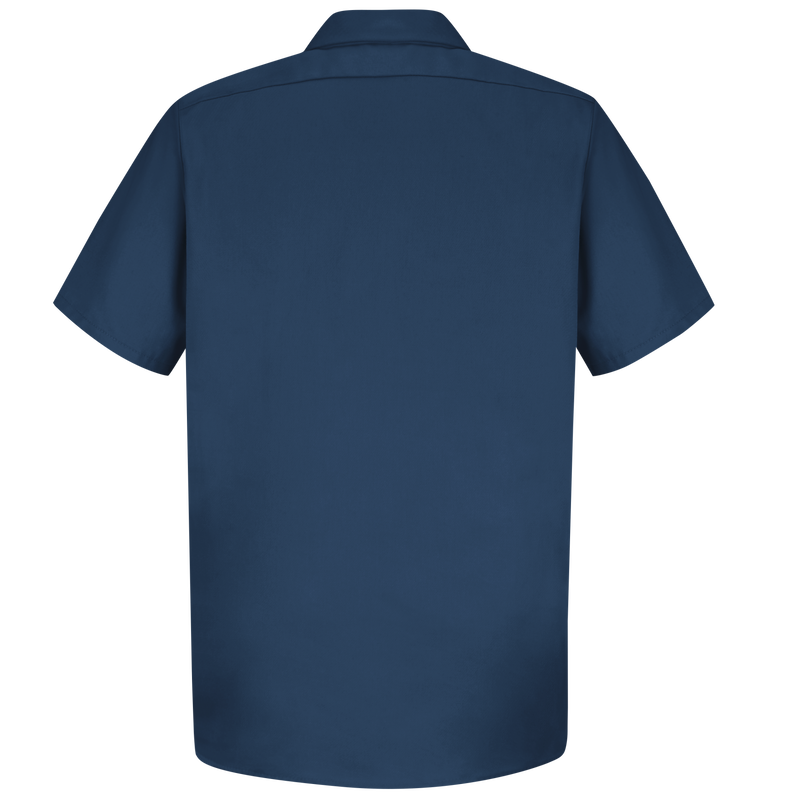 Men's Short Sleeve Wrinkle-Resistant Cotton Work Shirt image number 1