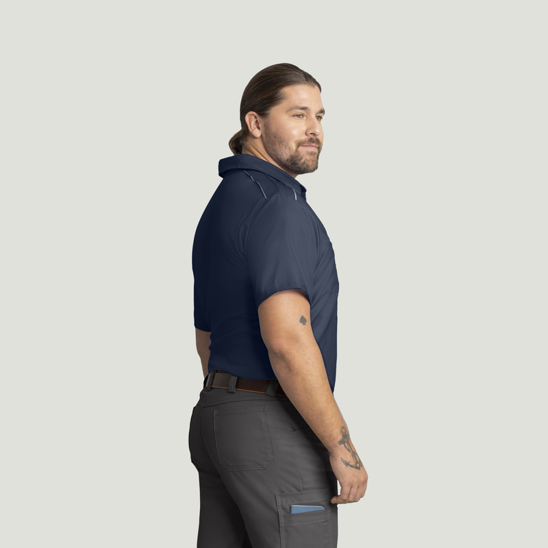 Men's Short Sleeve Pro Airflow Work Shirt image number 10