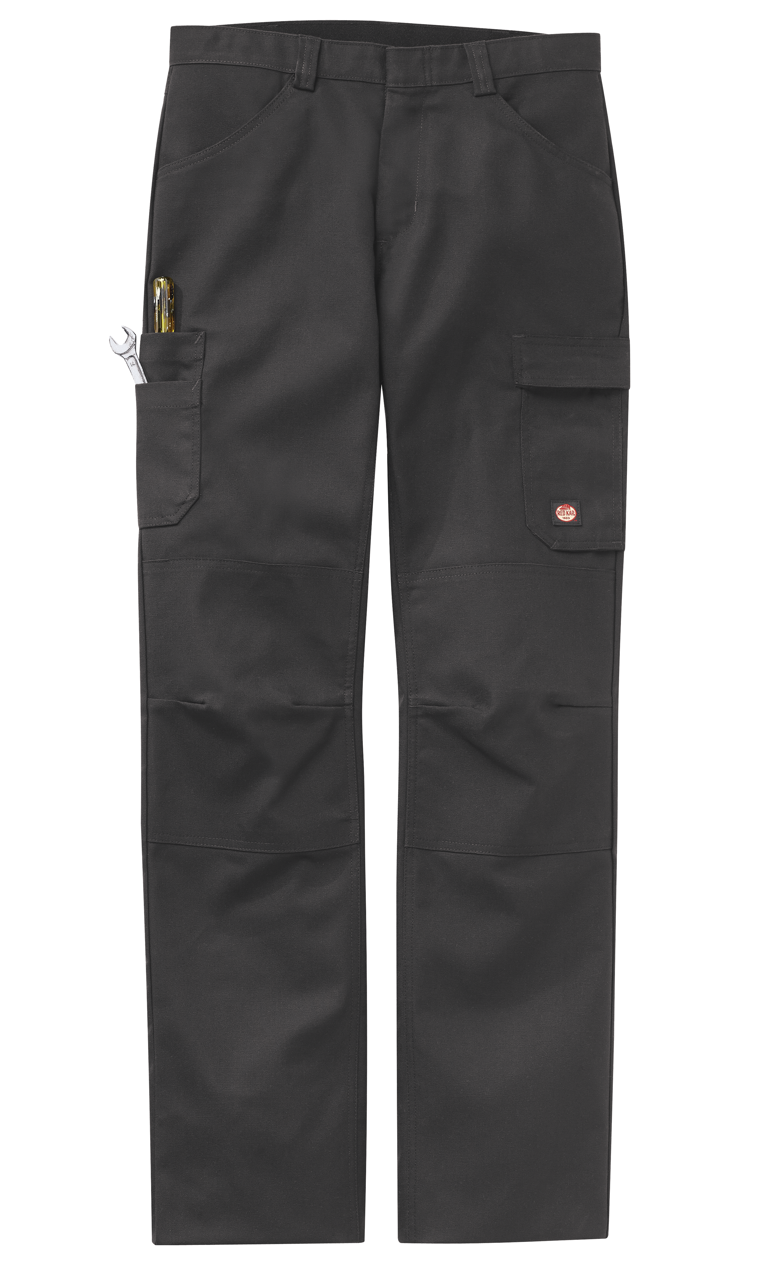 red kap double knee work pants