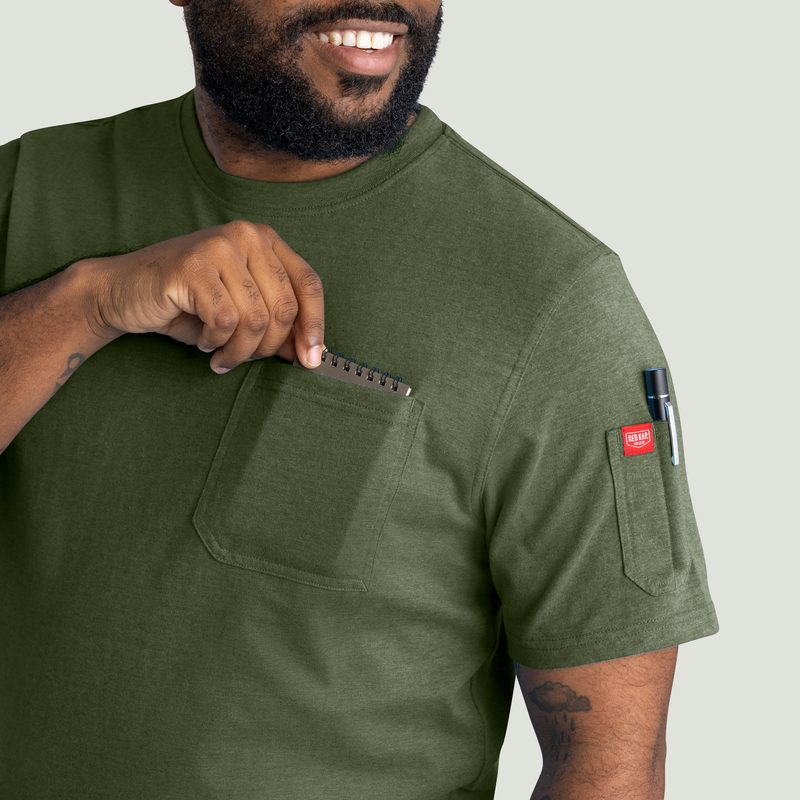 Men's Slim Fit Cotton Pocket T-Shirt image number 13