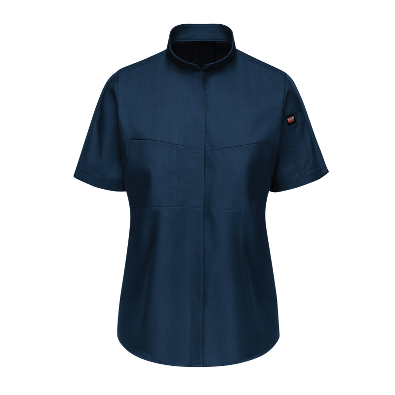Women's Short Sleeve Performance Pro+ Work Shirt with OilBlok + MIMIX® image number 1