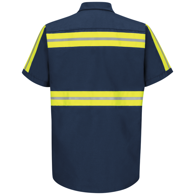 Red kap enhanced visibility shirt top