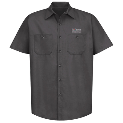 Men's Short Sleeve Workshirt Charcoal
