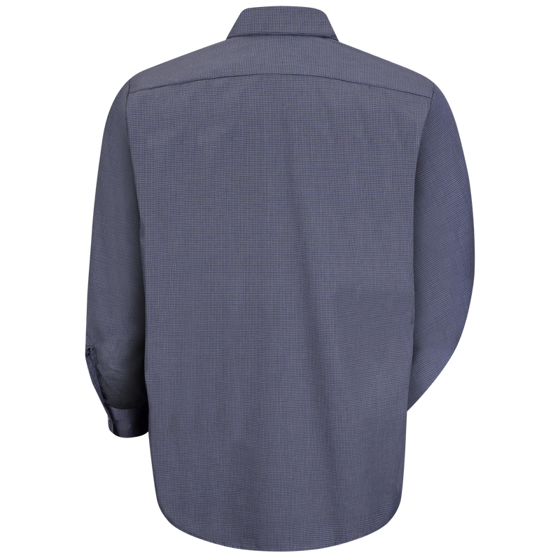 Men's Long Sleeve Microcheck Uniform Shirt image number 1