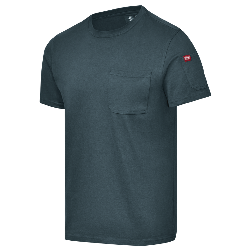 Men's Short Sleeve Slim Fit Cotton Pocket T-Shirt image number 12