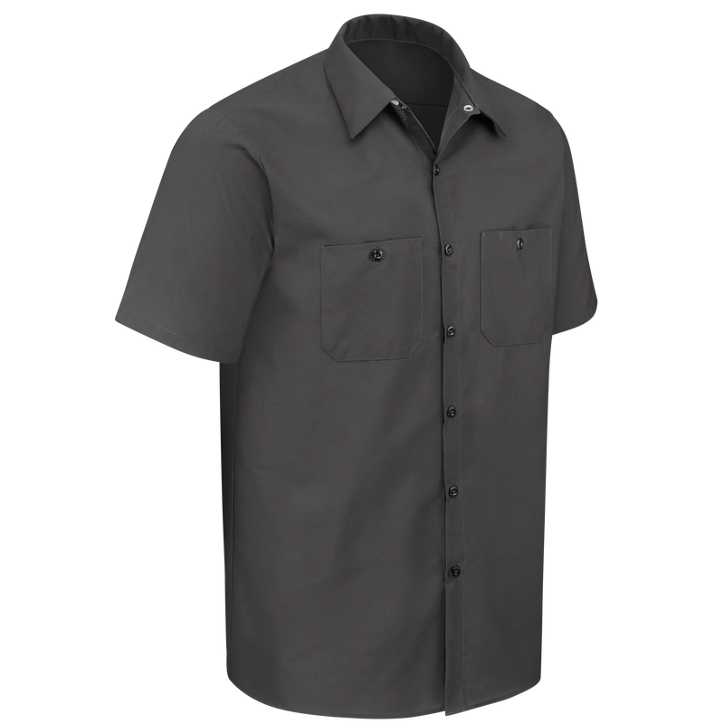 Men's Short Sleeve Industrial Work Shirt