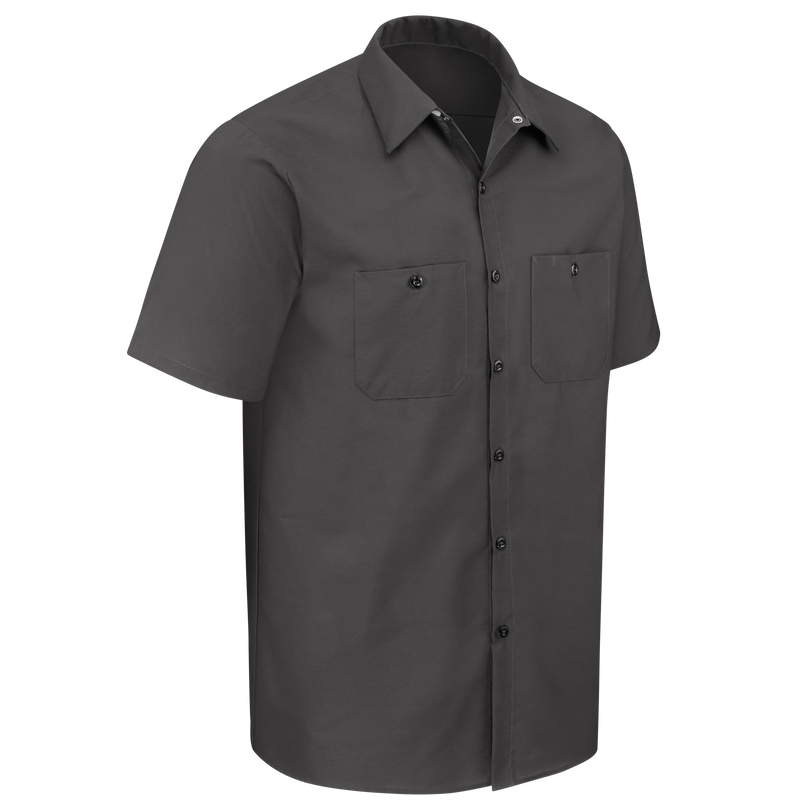 Andragende Kommentér Begrænset Men's Short Sleeve Industrial Work Shirt | Red Kap®