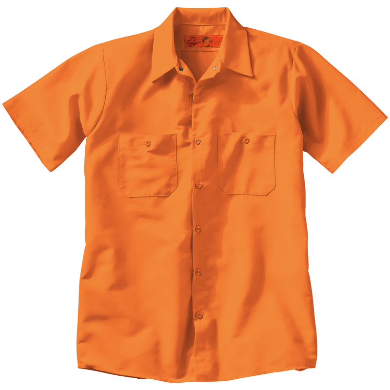 Men's Short Sleeve Industrial Work Shirt image number 6