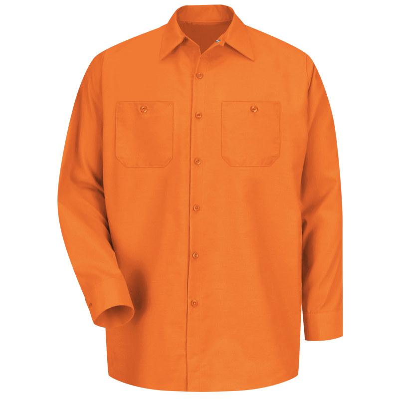 Men's Long Sleeve Industrial Work Shirt image number 1