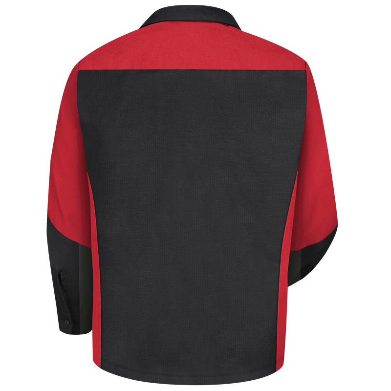 Men's Long Sleeve Two-Tone Crew Shirt image number 2