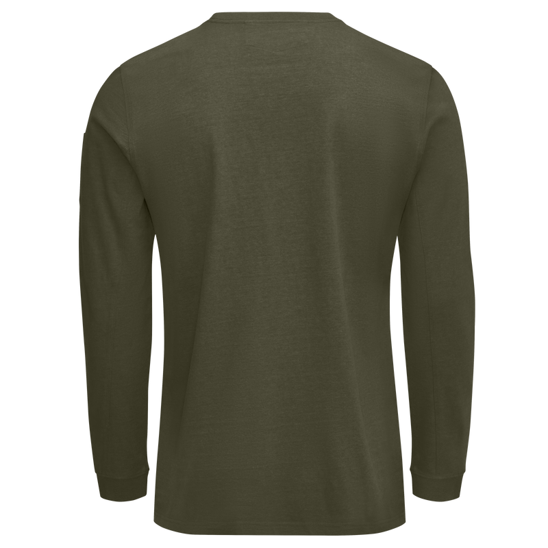 Men's Slim Fit Cotton Long Sleeve Pocket T-Shirt image number 10