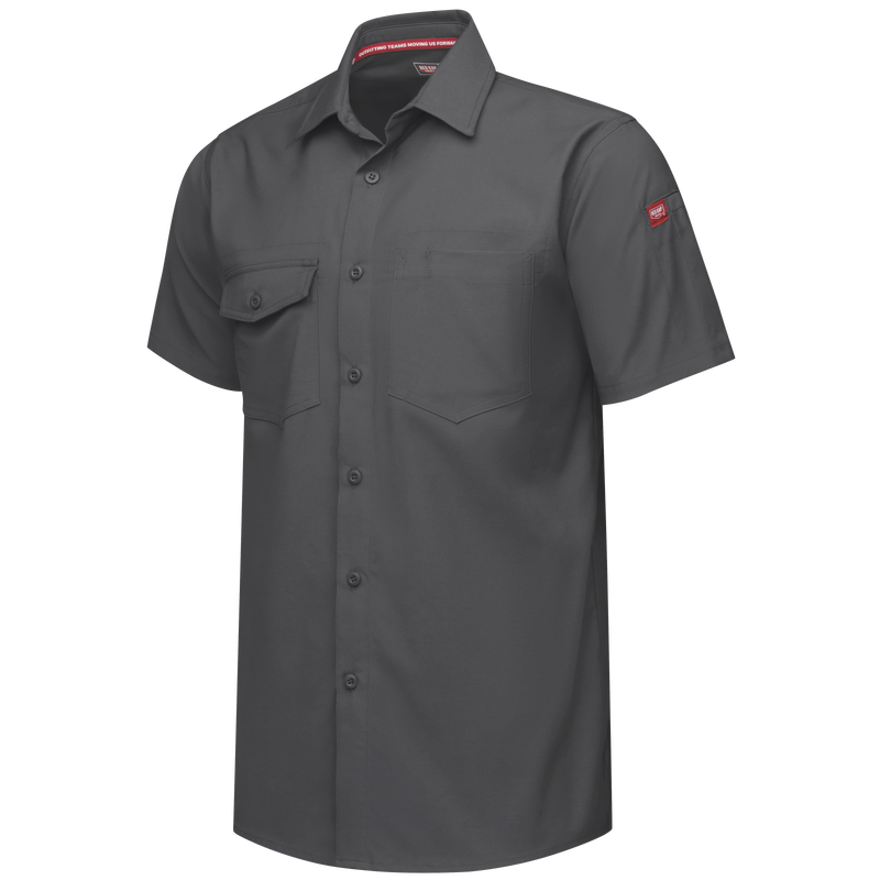 Men's Cooling Short Sleeve Work Shirt image number 12