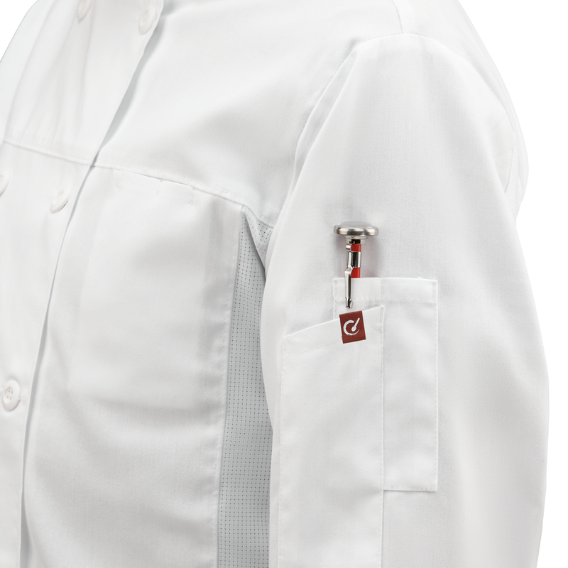 Men's Deluxe Airflow Chef Coat image number 7