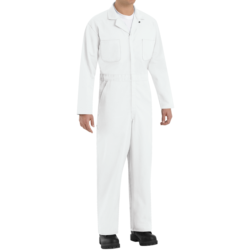 Twill Action Back Coverall with Chest Pockets image number 3