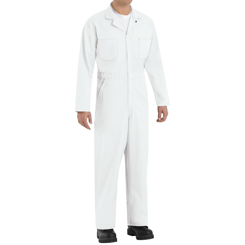 Twill Action Back Coverall with Chest Pockets image number 2