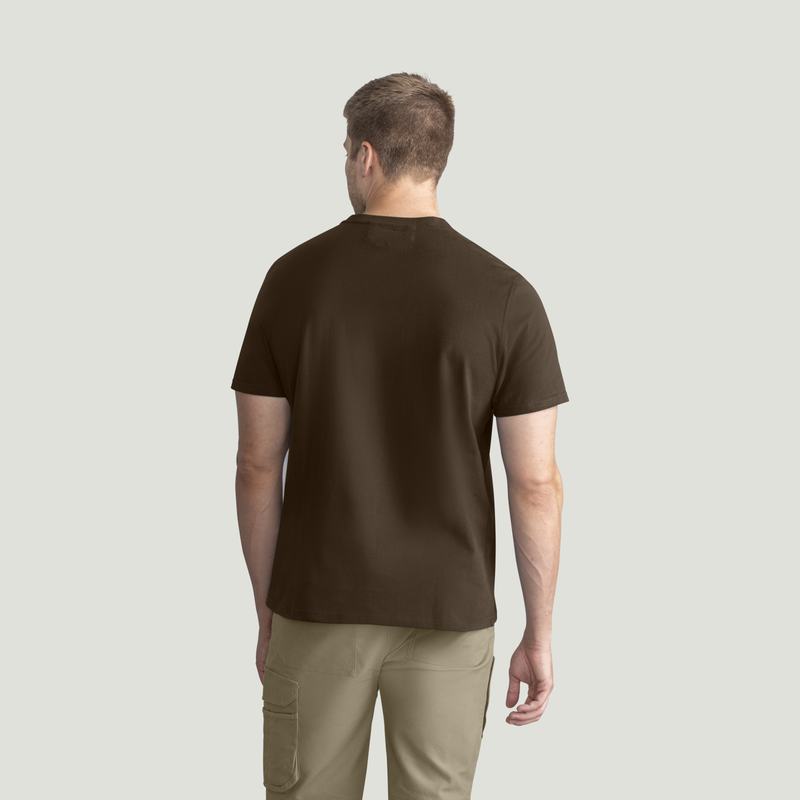 Men's Short Sleeve Heavyweight Slim Fit Cotton T-Shirt image number 6