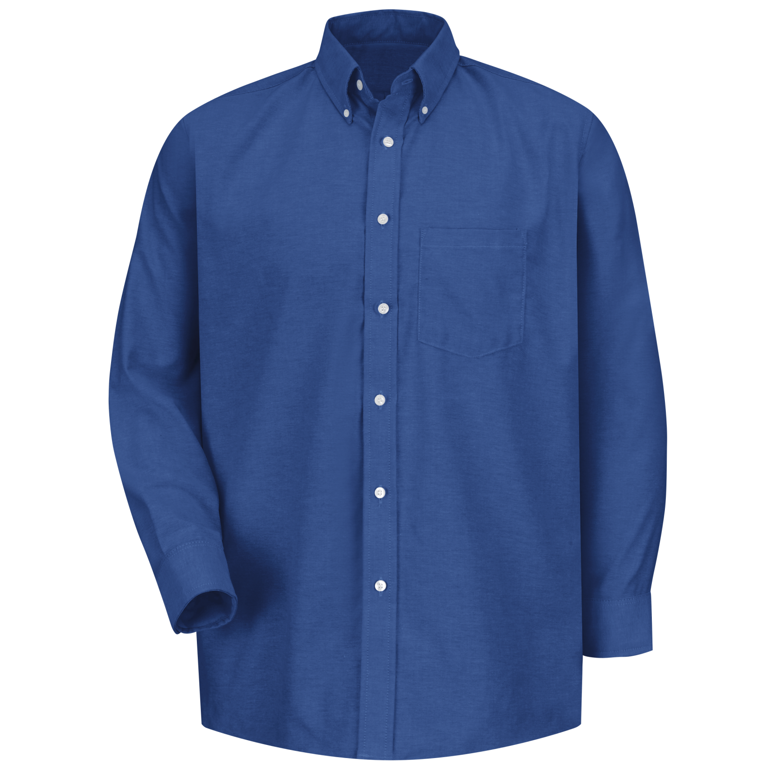 Men S Long Sleeve Executive Oxford Dress Shirt Red Kap