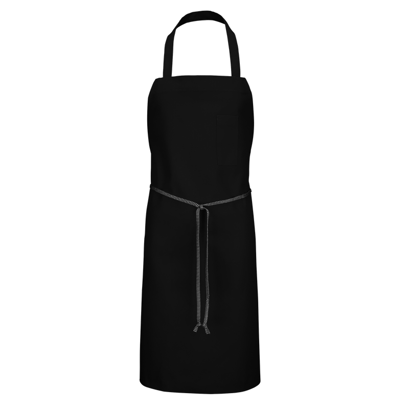 Poly-Cotton Standard Bib Apron with Pencil Pocket image number 1