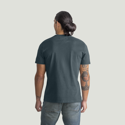 Men's Short Sleeve Heavyweight Slim Fit Cotton T-Shirt