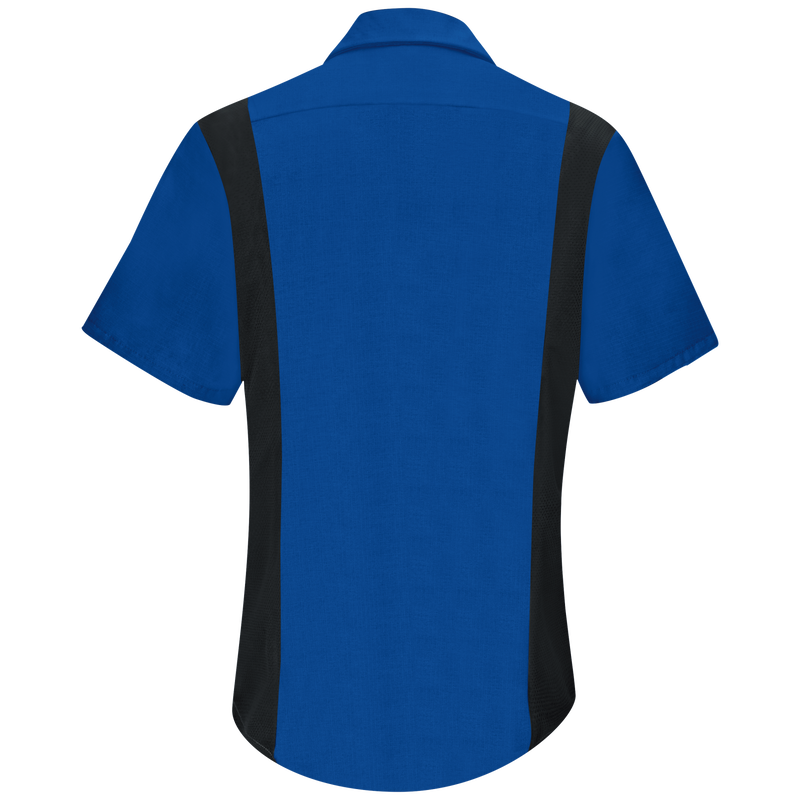 Women's Short Sleeve Performance Plus Shop Shirt with OilBlok Technology image number 2