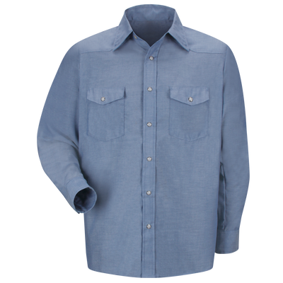 Men's Long Sleeve Deluxe Western Style Shirt