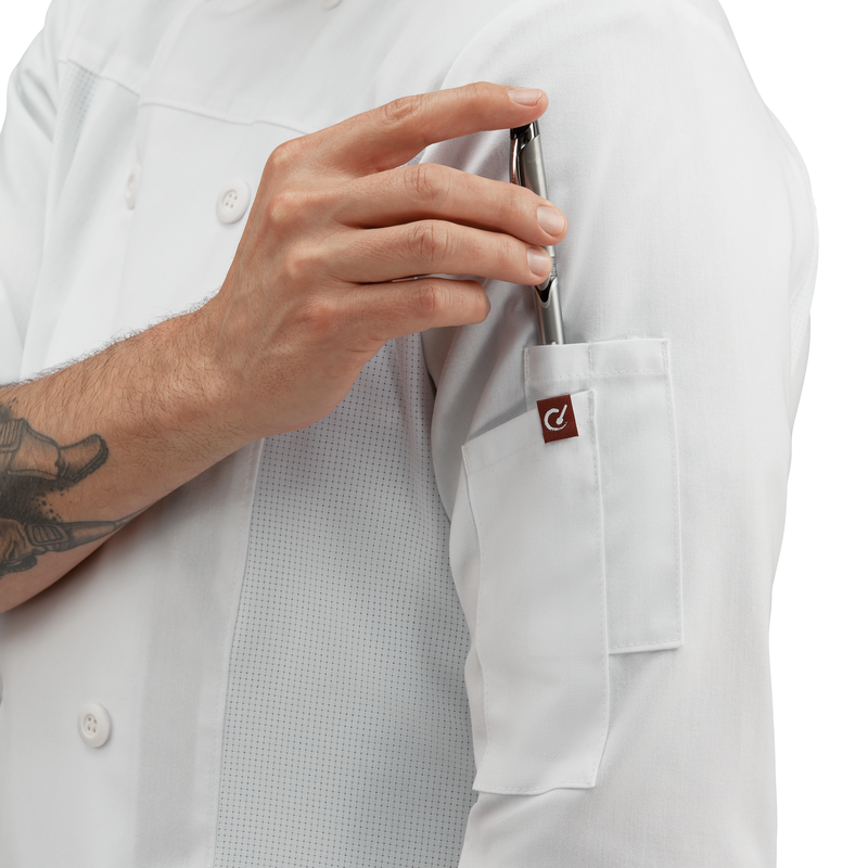 Men's Deluxe Airflow Chef Coat image number 6