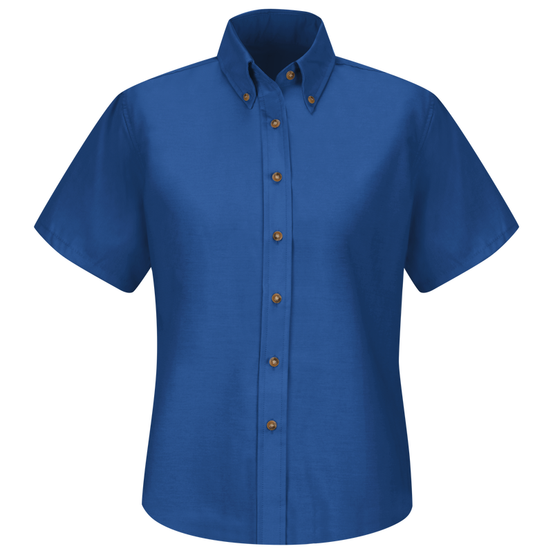 Women's Short Sleeve Poplin Dress Shirt image number 1